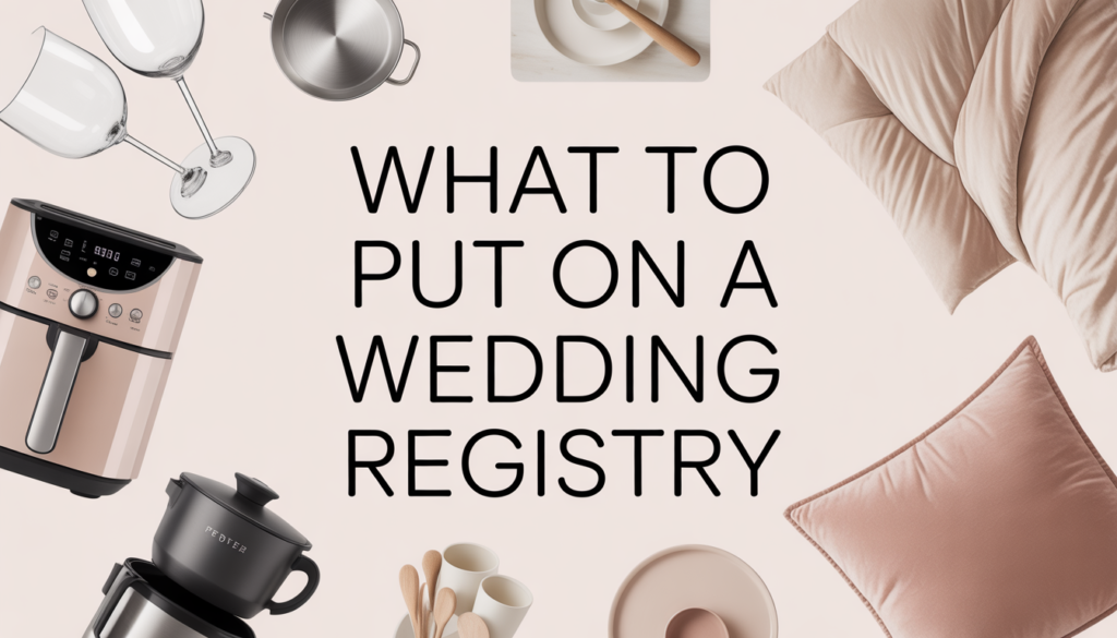 What to Put on a Wedding Registry